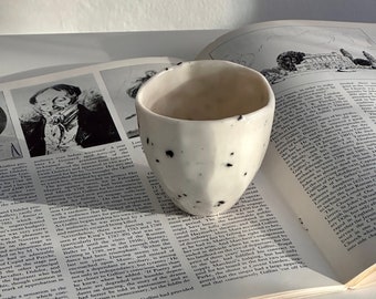 Finger Print Porcelain Coffee Cup