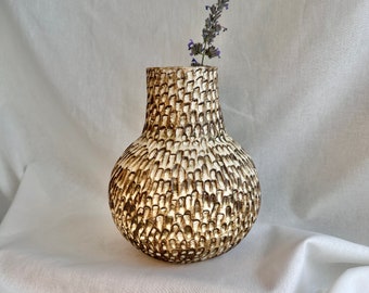 Hand-made Clay Vase.