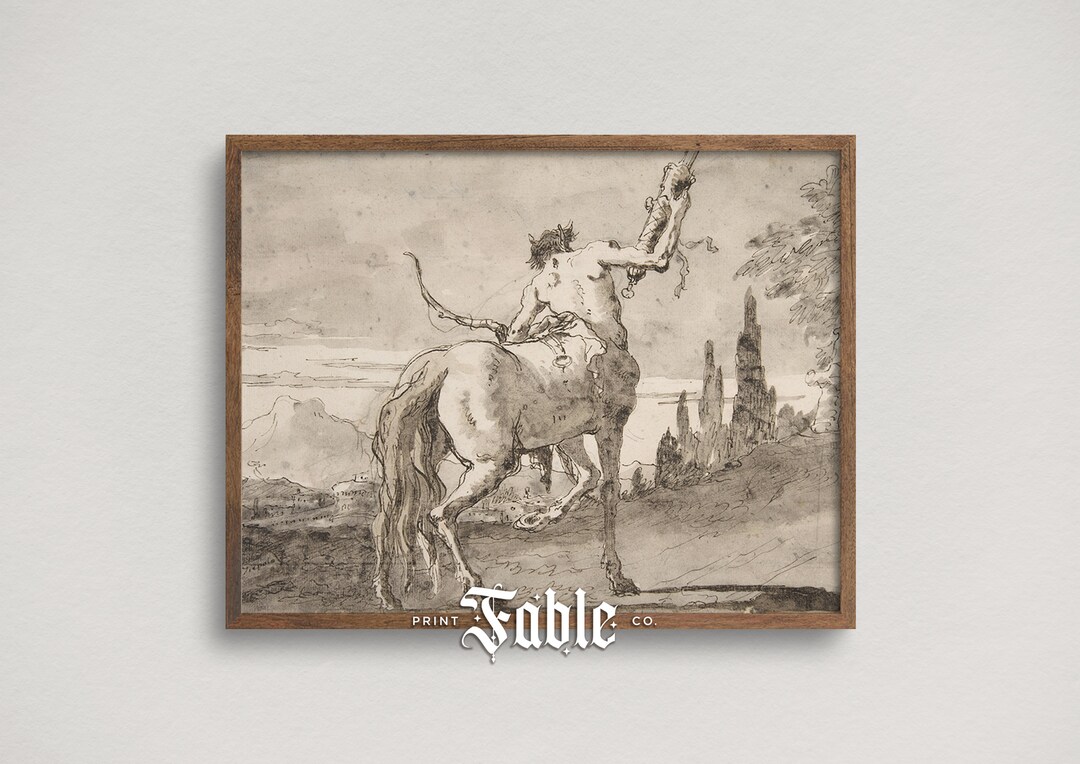 The Centaur Printable Mythical Creature Art Ancient Greek - Etsy