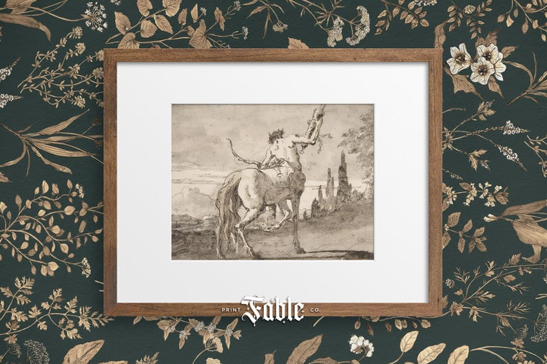 The Centaur Printable Mythical Creature Art Ancient Greek - Etsy