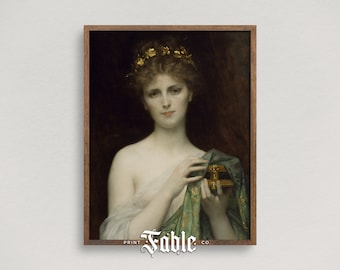 Peinture de Pandore | décoration murale mythologie vintage | Art imprimable | Téléchargement numérique