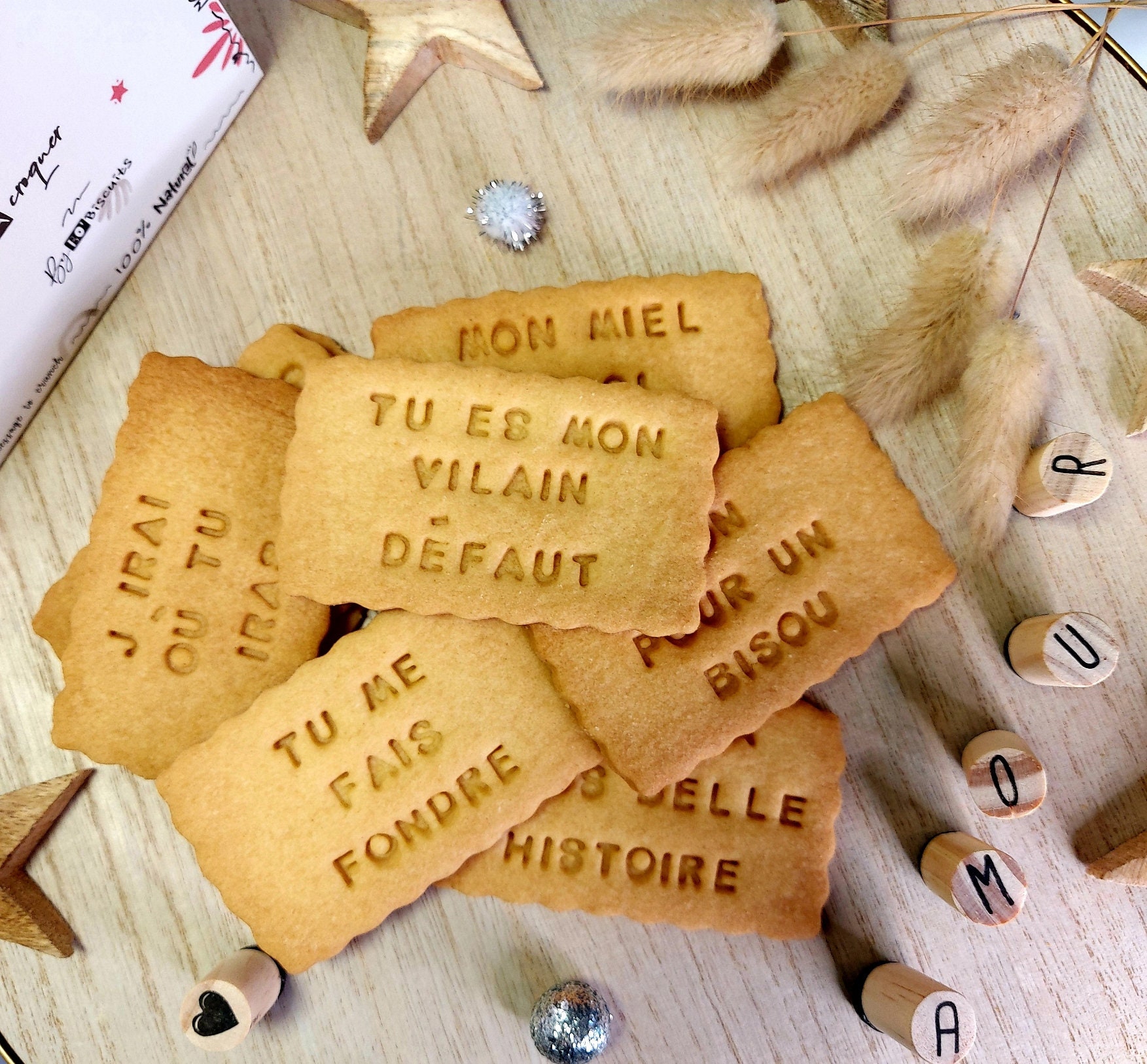 Coffret Biscuits Personnalisés Amour'