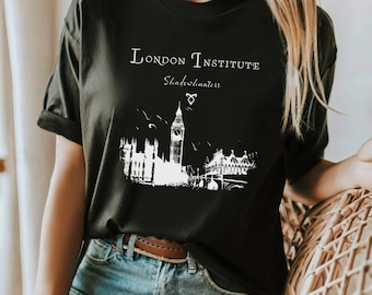 Shadowhunters Infernal Devices & The Last Hours London Institute Unisex Jersey Short Sleeve Tee