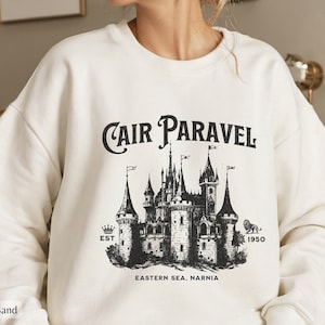 Narnia Cair Paravel Sweatshirt: CS Lewis Book Lover Gift