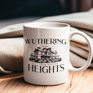 Wuthering Heights Mug, Emily Bronte Gothic Literature Gift