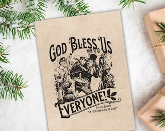 Pacchetto di cartoline illustrate vintage di A Christmas Carol (PDF)