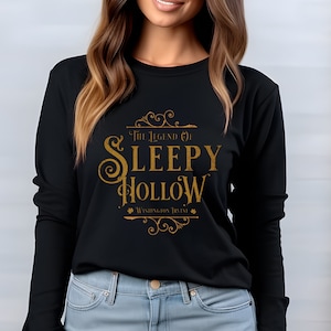 Sleepy Hollow Long Sleeve Tee: Halloween Spooky Season Shirt