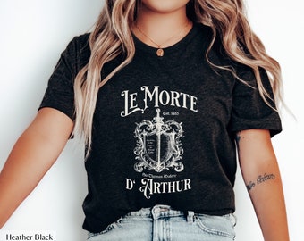 Arthurian Legend T-Shirt: Le Morte d'Arthur, Sword & Stone