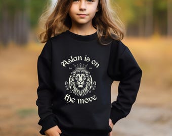 Aslan Narnia Quote Youth Sweatshirt - CS Lewis Book Gift