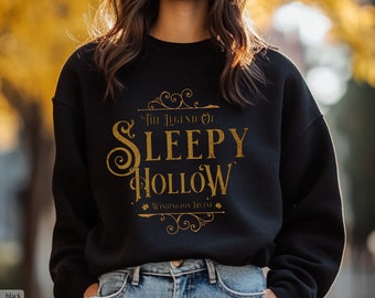 Sleepy Hollow Sweatshirt: Washington Irving, Halloween Spooky Season