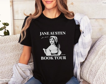 Jane Austen Book Tour Shirt: British Literature Novel Tee