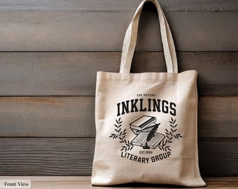 The Inklings Oxford Book Club Tote Bag: CS Lewis & Tolkien
