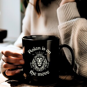 Aslan Quote Narnia Mug: CS Lewis Christian Gift (11oz, 15oz)