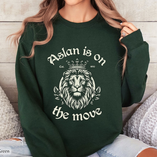 Sudadera con cita de Aslan y Narnia: regalo cristiano de CS Lewis