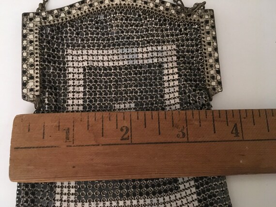 Whiting and Davis Flapper mesh purse signed Art N… - image 7