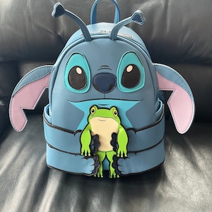 Loungefly Stitch Holding Frog Backpack Boxlunch Exclusive
