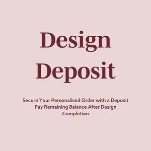 Dépôt de conception sur mesure | Veste personnalisée | Sécurisez votre commande personnalisée avec un acompte | Payer le solde restant une fois la conception terminée