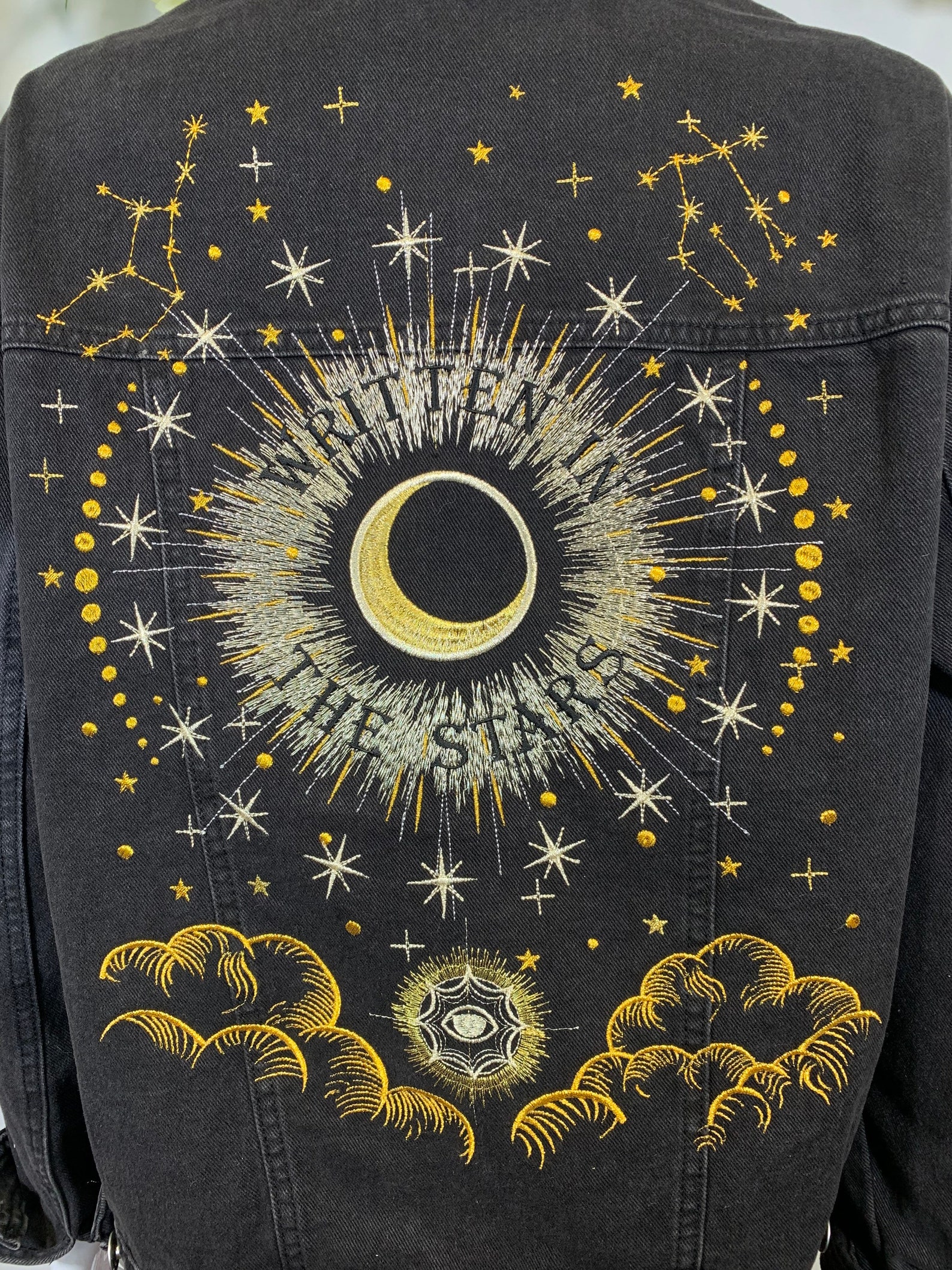 CUSTOMISABLE Celestial Zodiac Embroidery Design Service / Etsy