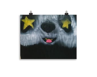 Poster Panda: Matte Papier Druck