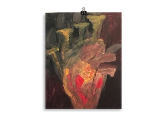 Playing with my Heart Gemälde als Posterdruck