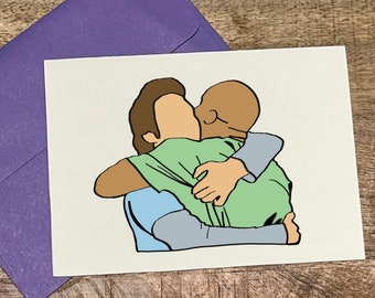 JD & Turk Greeting Card
