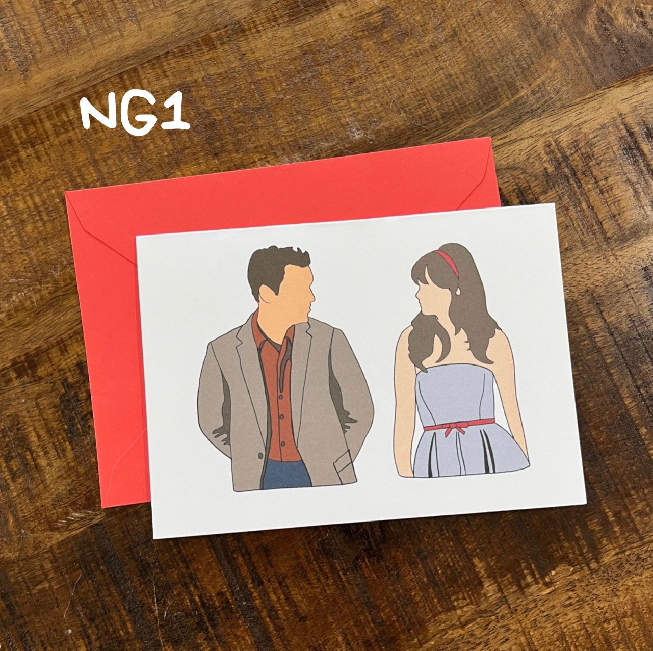 New Girl Greeting Cards