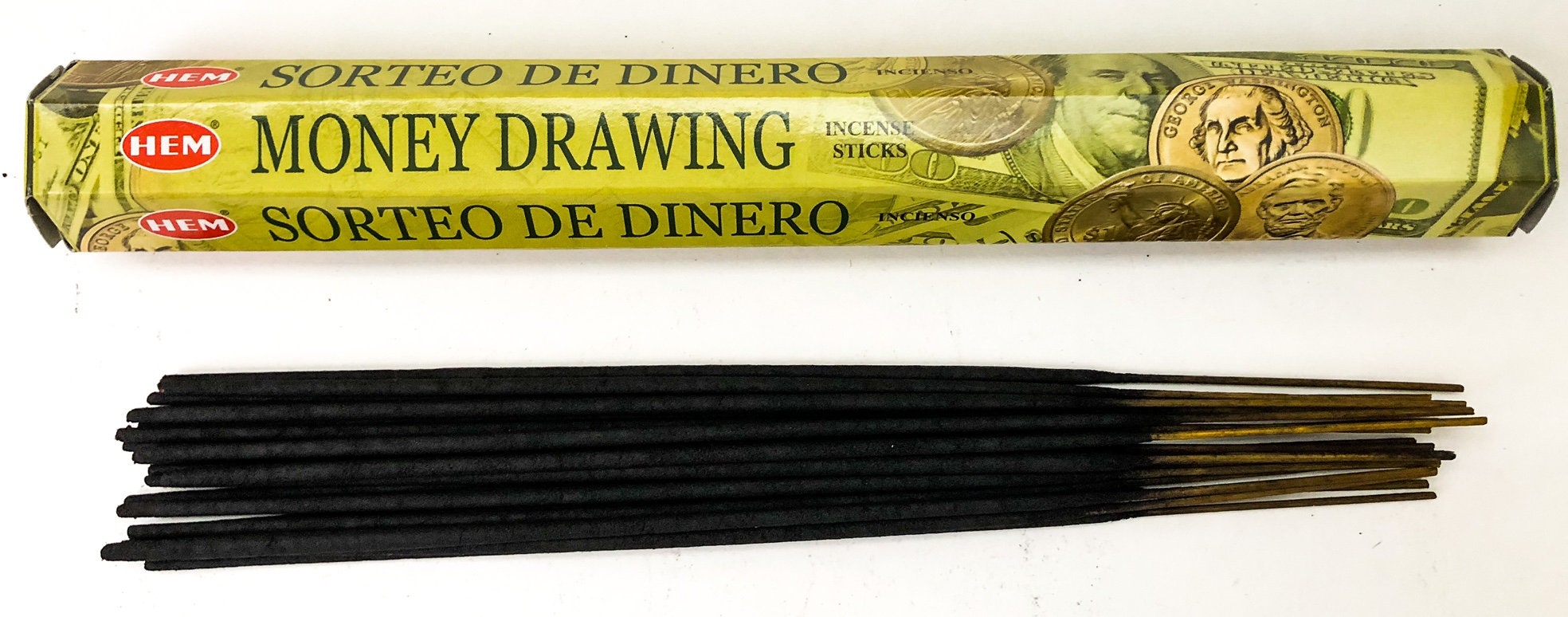 Hem MONEY DRAWING Incense Sticks Choose From 20 40 60 Etsy