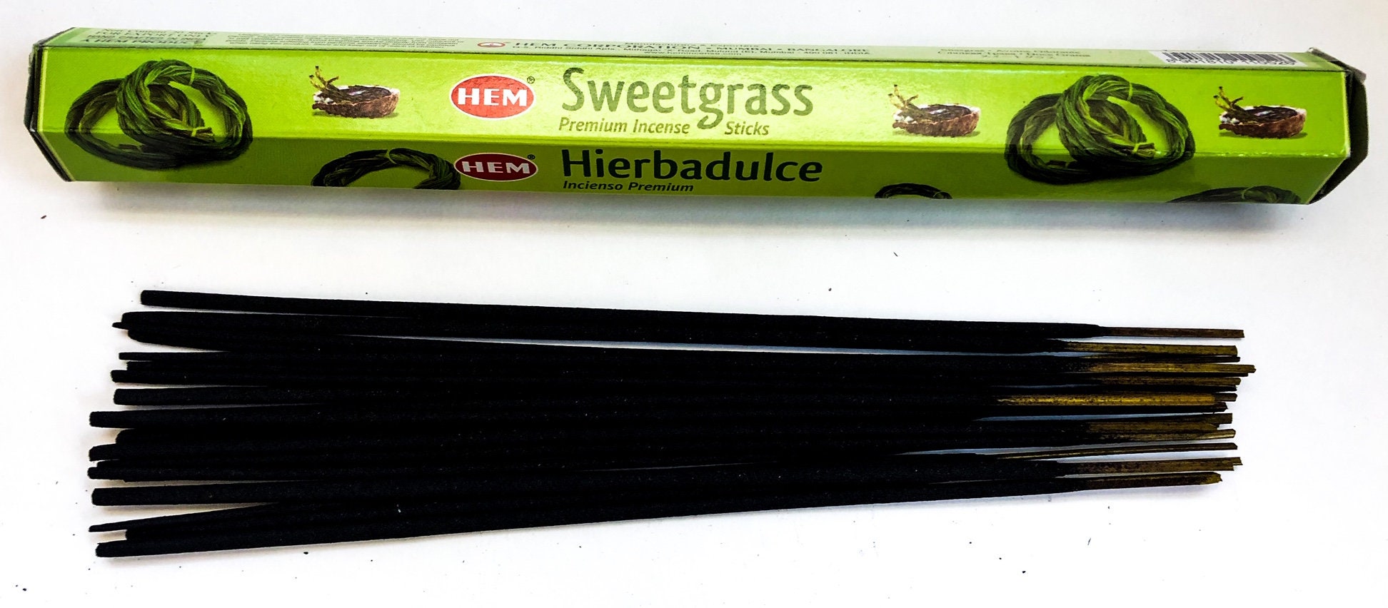 Hem SWEETGRASS Incense Sticks Choose From 20, 40, 60, 100, 140, 180 or