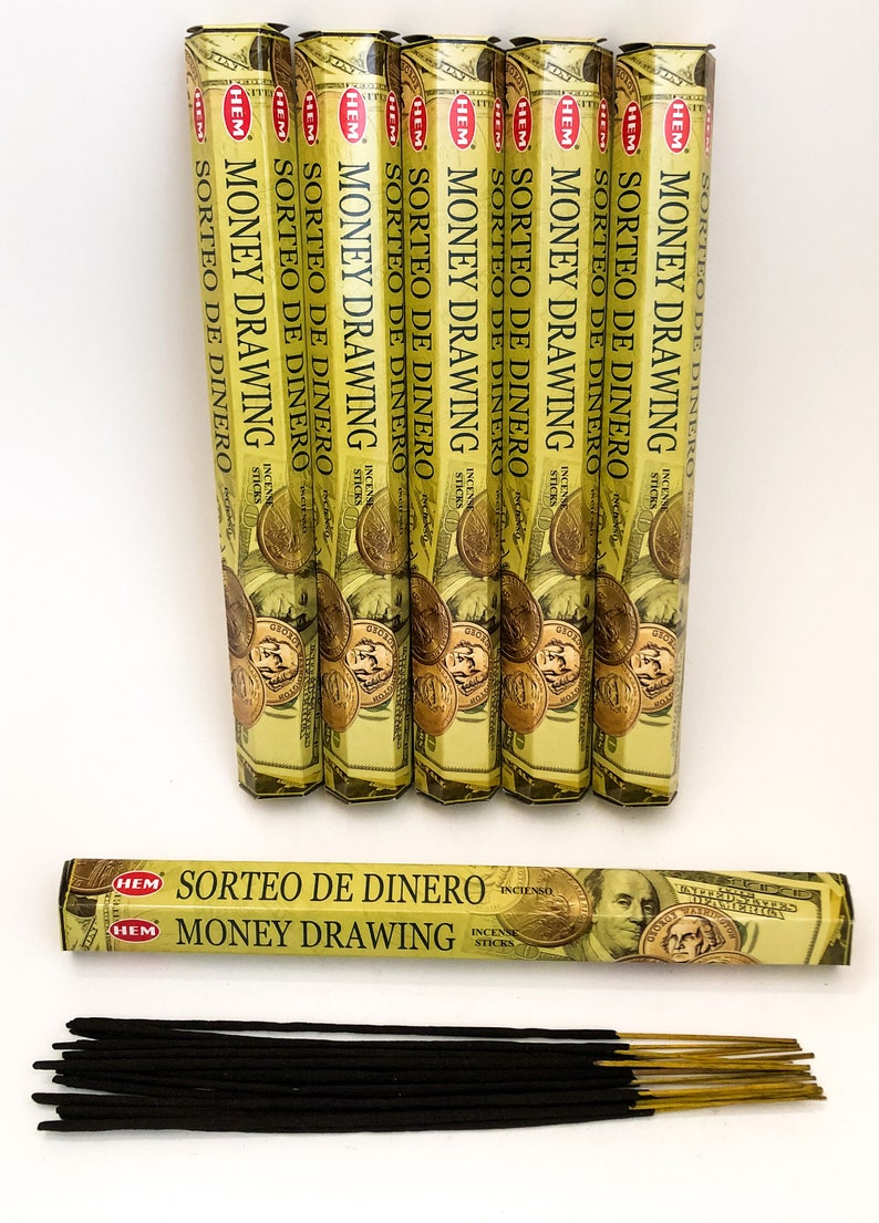 Hem MONEY DRAWING Incense Sticks Choose From 20 40 60 Etsy