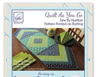 June Tailor Morning Blend Quilt As You Go Table Runner