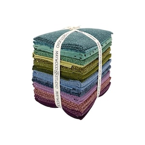 Woolies Flannel Gemstones Fat Quarter Bundle by Maywood Studios  20 Pieces