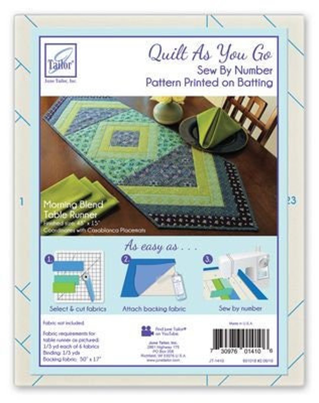 June Tailor Morning Blend Quilt as You Go Table Runner - Etsy