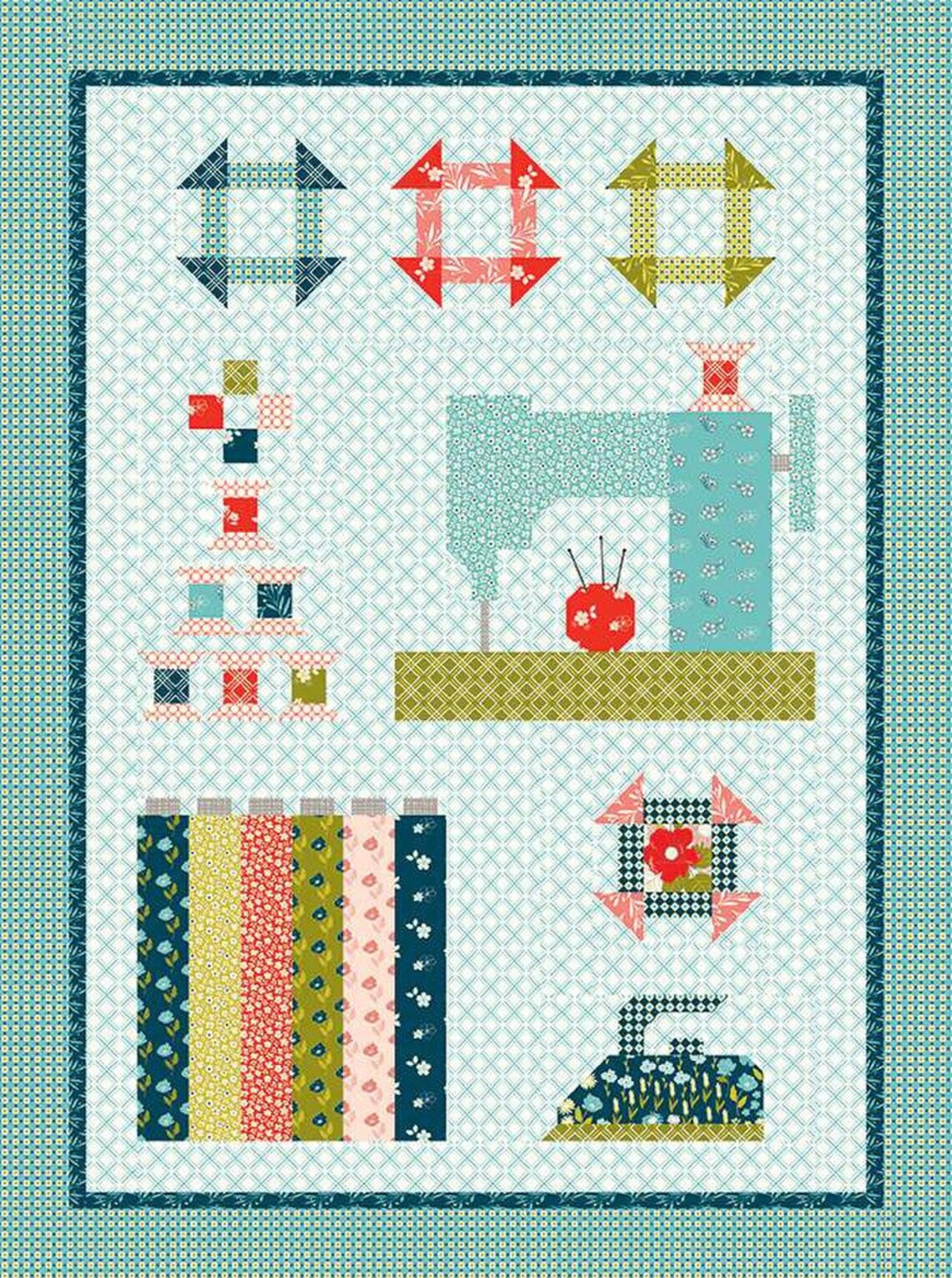 Sandy Gervais My Happy Place Quilt Pattern - Etsy