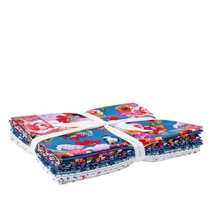 Poppies & Plumes 1-Yard Bundle Ocean collection by Lila Tueller for Riley Blake Designs for a total of 7 yards