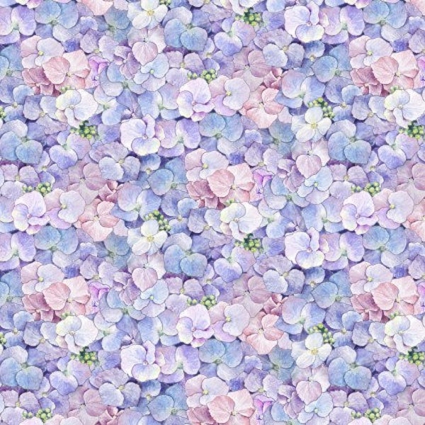 Fancy Tea Hydrangea Petals Lavender Elizabeth's Studio Entworfen von Carol Wilson Fine Arts, Inc
