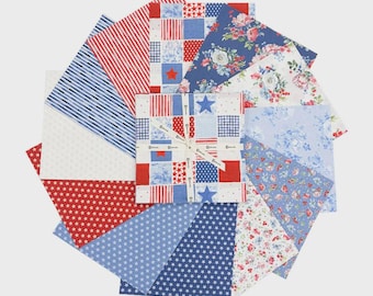 Americana Fat Quarter-bundel van Beth Grove voor Clothworks