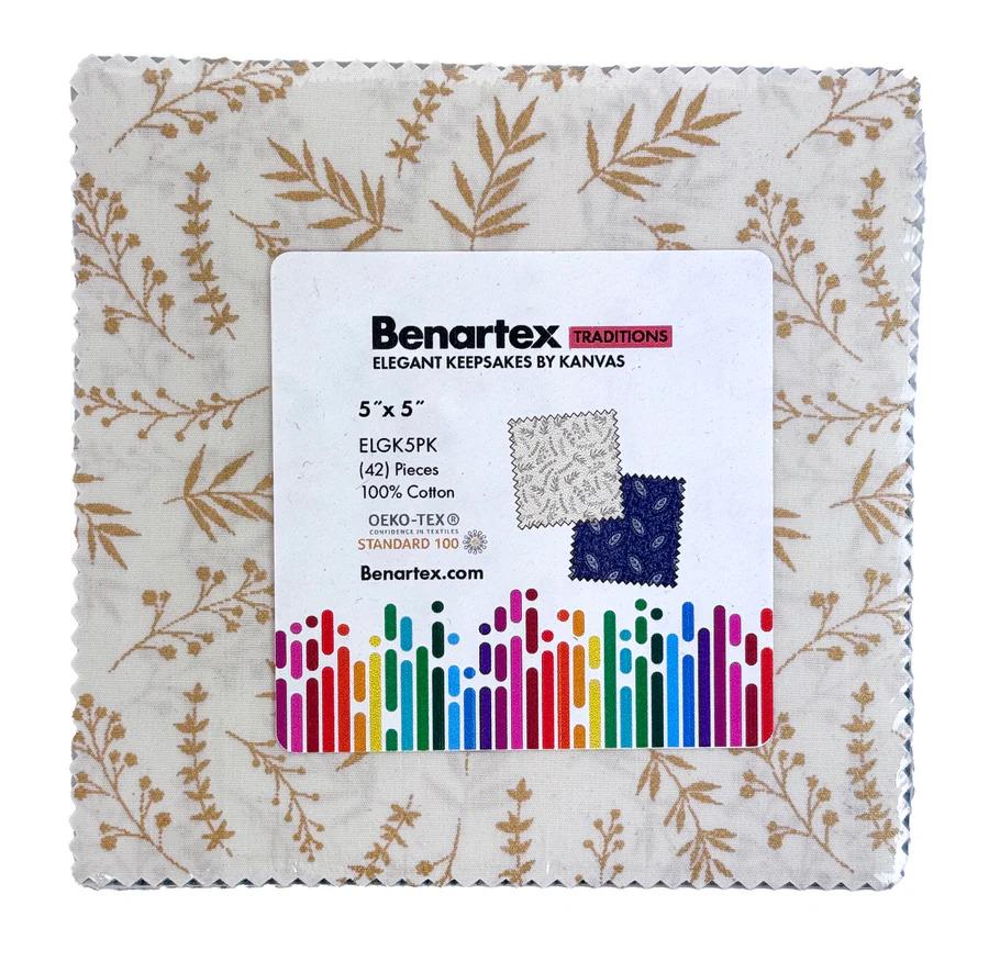 Lot De Carrés De Tissu Patchwork Benartex 68,5 Cm - Pré-coupés, Motifs Solides