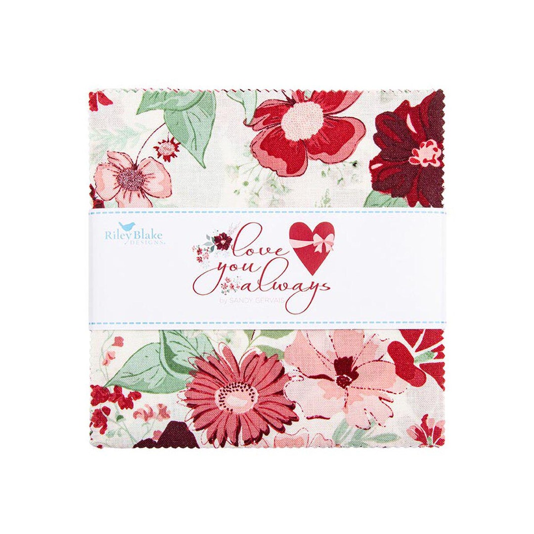 Love You Always 5 Inch Stacker by Sandy Gervais for Riley Blake Designs ...