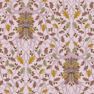 Lewis & Irene Celtic Faeries Tree Man on Muted Heather with Gold Metallic A735.2