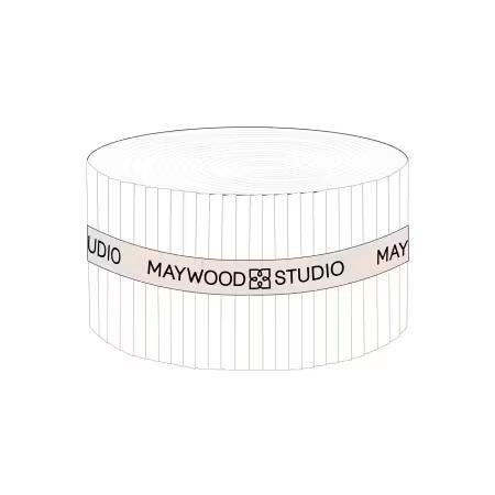 Strips Simply Solids Ultra White 2 1/2 Inch Strips by Maywood Studios ...