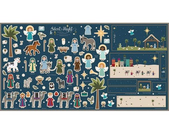 Silent Night Nativity Felt Panel