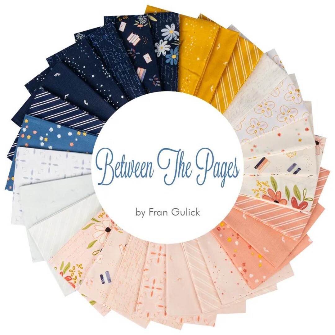 Between the Pages Fat Quarter Bundle by Fran Gulick of Cotton and Joy ...