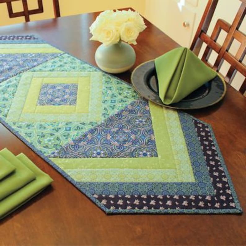 June Table Runner June Tailor Morning Blend Quilt as You Go Table Runner - Etsy