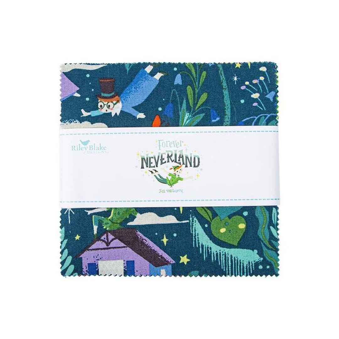 Forever Neverland 10 Inch Stacker by Jill Howarth for Riley Blake ...
