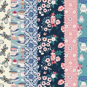 Garden Party 10&quot; Squares by Sue Gibbins for Felicity Fabrics 42 pieces