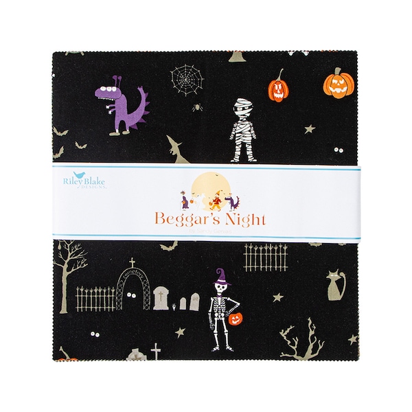 Beggar's Night 10 Inch Stacker by Sandy Gervais for Riley Blake Designs