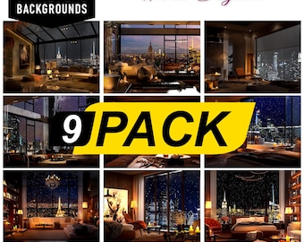 Urban Skyline Dreams | Video Backgrounds | Video Backdrop | Teams Background | Animated Backgrounds | Zoom Background | YouTube Backgrounds