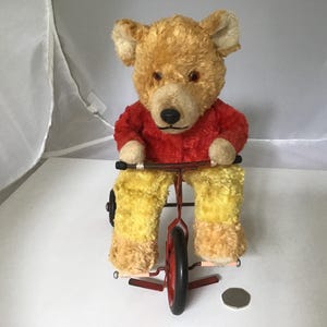 Teddy Bear with Tricycle Tucker＆Walther Vintage 1958 Chiltern Bear on a Tricycle. - Etsy UK