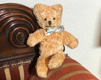 Original 1940s Glass Eyed Tiny Teddy, Bud.
