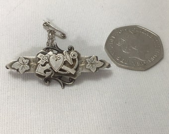 Vintage Hallmarked 1903 Silver Brooch.Silversmiths Sydenham Brothers.